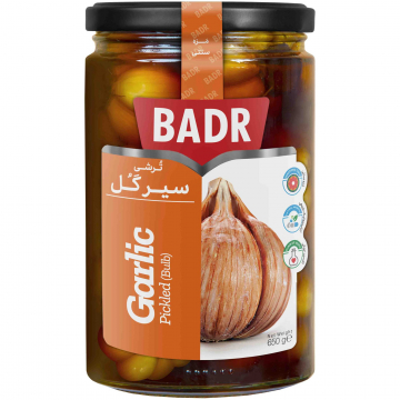 ترشی سیر گل بدر 700 گرمی